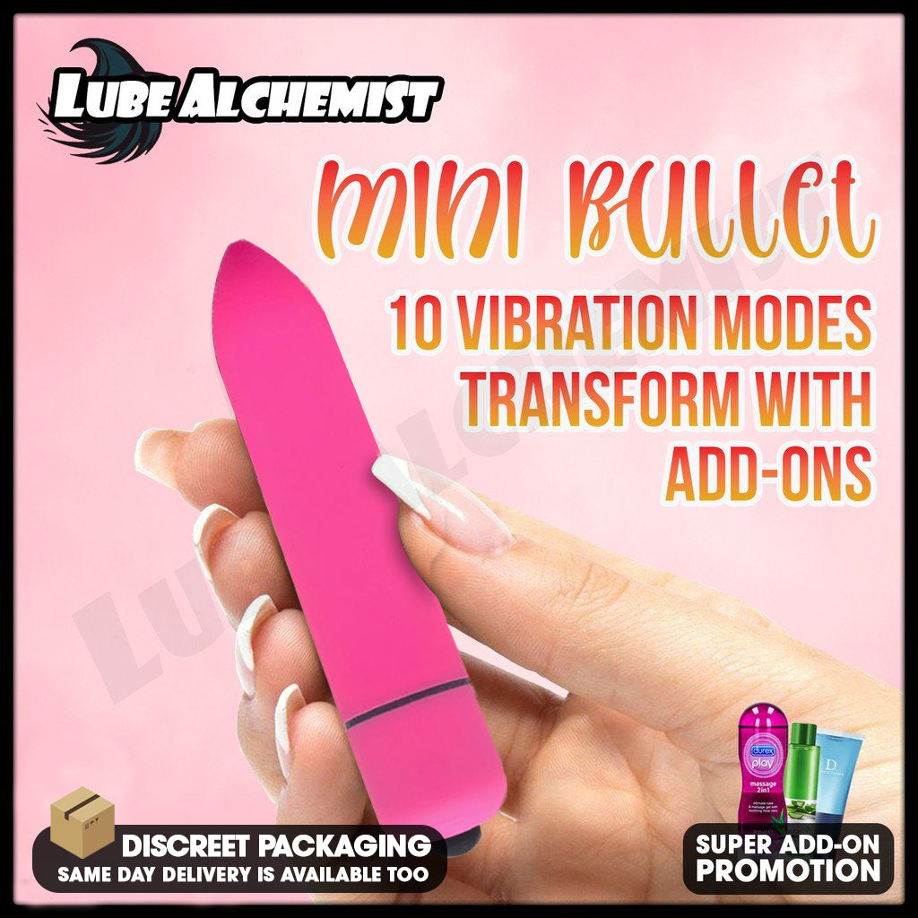 LubeAlchemist™ 10 Speed Mini Vibrator Bullet Dildo Adult Sex Toy – Merlion  Store