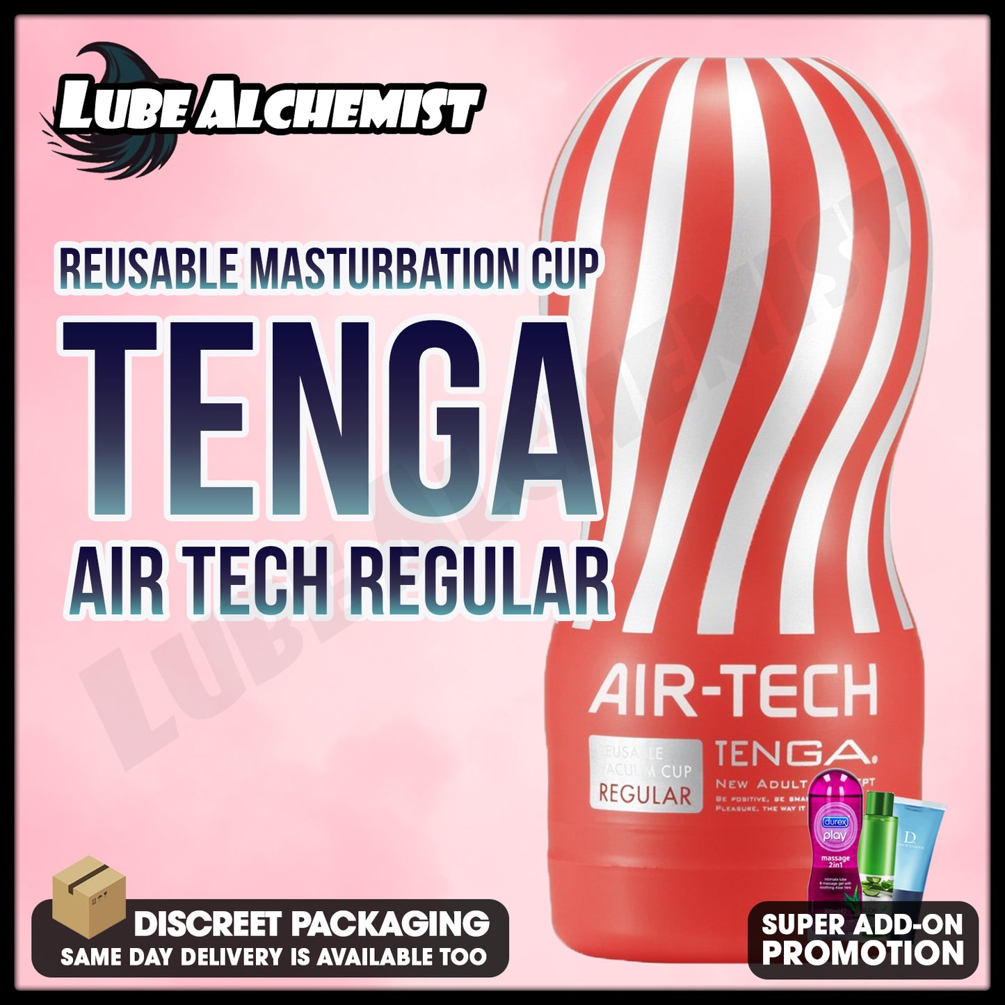 Tenga Air Tech Reusable Vacuum Masturbation Cup, Regular